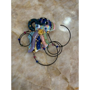 Jewelry 10 Multicolor Octopus Brooch Pin One Size